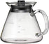 Kalita (Carita) Coffee Server I Pour Over Carafe I 500ml (17oz) I Pot Fits Kalita Drippers I Heat Resistant Glass I Made in Japan I, Single Cup, Clear