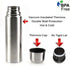Best Stainless Steel Coffee Thermos, BPA Free, New Triple Wall Insulated, Hot & Cold for Hours, Perfect for Biking, Backpack, Camping, Office or Car (17 OZ/500ML)