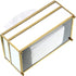Sumnacon Rectangular Mirror Glass Paper Tissue Box, Decorative Glass Napkin Storage Box, Facial Tissue Holder for Dresser, Bathroom, Bedroom, Home Decor, Office, Bar, Restaurant, Large