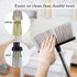 Broom and Dustpan Set with Lid Outdoor Or Indoor Dust Pan with Combo 3 Foot Long Stainless Standing Upright for Room Office Home Kitchen Floor Whisk Brush Set Lobby Clean The Pet Dog Hair (Black)