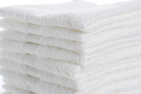Simpli-Magic Cotton Washcloths White, 40 Pack, Size: 12x12