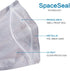 LZLPACKING 100 pieces resealable mylar bags with clear front window,sealable bags for packaging,smell proof edible packaging bags,sample bags,ziplock stand up pouches bags for food storage(5×8 Inch)