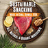 Kaimana Wild-Caught Ahi Tuna Jerky - Peppered | Rich in Omega-3s & High in Protein | All-Natural & Organic Fish Jerky (2 oz)