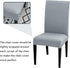 TMEOG 4/6Pcs Chair Cover Stretch Removable Washable Armless Dining Room Chair Protector Cover Seat Slipcovers Solid Color/Printed for Hotel,Ceremony,Banquet,Kitchen,Restaurant,Home