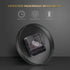 SOLEDI Wall Clock for Living Room Decor Large Modern Wall Clock for Blank Wall Easy to Assemble, Adjustable Size, Frameless DIY 3D Mirror Wall Clock Sticker (Black)