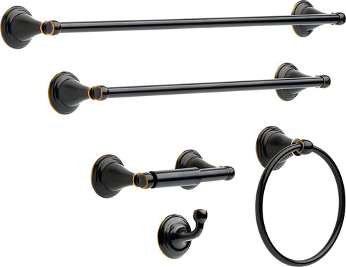 DELTA Windemere Towel Hook, Oil Rubbed Bronze, Bathroom Accessories, 70035-OB
