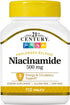 21st Century Niacinamide 500 mg Prolonged Release Tablets, 110-Count