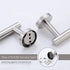 KES Toilet Paper Holder for Bathroom 2 Pack Tissue Holder Dispenser SUS304 Stainless Steel RUSTPROOF Toilet Roll Holder Wall Mount Brushed Finish, A2175S12-2-P2