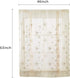 Molaxhome Roman Curtain Window Shades Sheers 46x63inch Rod Pocket, Embroidery Balloon Curtains Drapes 1 Panels for Kitchen Room (46x63inch, Flower)