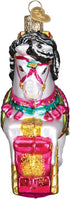 Old World Christmas Selection Glass Blown Ornaments for Christmas Tree, Carousel Horse