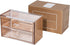 Moosy Life Rose Gold Desktop Organizer with Drawers, 2 Spaces, Acrylic, Moonlight Series