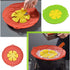 Pot Cover Spill Stopper Lid,2 Pcs,Boil Over Safeguard, Silicone Spill Stopper, Prevent Pot From Boiling Over, Multi-Function Kitchen Tool, (2, 11+10.24)