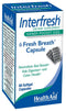 HealthAid Interfresh, 60 Soft Gel Capsules, Twice Daily, Fights Bad Breath and Aids in Digestion and Colon Health, Feel Fresh All Day Long