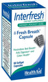 HealthAid Interfresh, 60 Soft Gel Capsules, Twice Daily, Fights Bad Breath and Aids in Digestion and Colon Health, Feel Fresh All Day Long