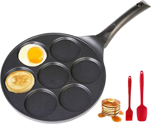 Mini Pancake Maker for Kids,Sarten Mini Pancakes Griddle Round Pancake Pan for Pancakes Nonstick Pancake Griddle Pan