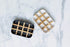 OAKART Bamboo Soap Dish with Drain Tray for Shower Bathroom Tub 100% Natural Fiber 2pcs (Black)