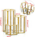 Hipiwe 3 Slots Glass Makeup Brush Holder - Gold Hexagon Cosmetics Brush Eyeliners Display Cup Home Decorative Makeup Organizer Desktop Pen/Pencil Pot Holder for Office