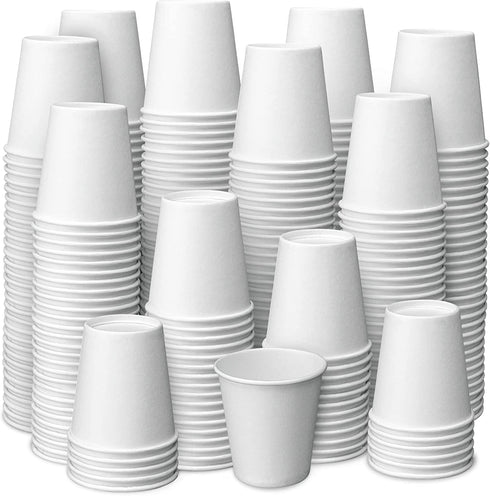 500 Pack 3 Oz Paper Cups - Disposable Cups | Espresso Cups | Bathroom Cups 3 Oz Paper | Mouthwash Cups | Small Paper Cups | 3 Oz Bathroom Cups 3 Oz Paper | Small Cups