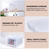 novelinks Scrapbook Storage 11" x 11" Portable Project Case and 6 Pieces 4" x 6" Clear Photo Storage Case with Tray (2 Pack)
