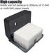 Paper Towel Dispensers, Commercial Toilet Tissue Dispensers Wall Mount Paper Towel Holder C-Fold/Multifold Paper Towel Dispenser for Bathroom, Kitchen(Black)