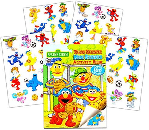Sesame Street Elmo Party Favor Set for Toddlers Kids ~ 24-Pc Bundle with Clay Dough, Dough Roller, Molds, and Stickers (Party Supplies)