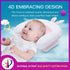 Baby Pillow,Infant Head Shaping Pillow Prevent Flat Head Syndrome,Ultra Soft Baby Head Pillow,4D Memory Foam for Head and Neck Support Pillow (Pink)