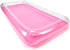 Inflatable Ice Serving Bar Coolers for Parties, Made Of Grey Material, Food Drink Salad Buffet Tray with Mesh Food Cover for Indoor and Outdoor Party Pool Picnic Luau By FEEBRIA (Pink)