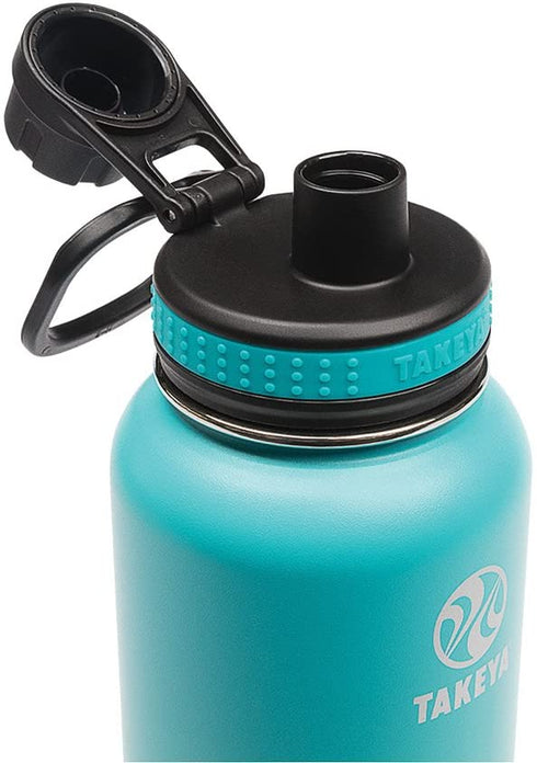 Takeya, Ocean Originals Vacuum-Insulated Stainless-Steel Water Bottle, 40oz, 40 oz