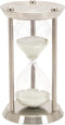 Deco 79 Metal/Glass 60 Minute Hourglass, 12 by 7-Inch