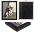8x10 Picture Frame Set of 3 for Wall Mount or Tabletop Display,Made of Wood,Wall Mount 8" x 10"Photo Frame Poster Frames Decor,Black