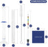 Circrane Hydrometer & Glass Test Jar Set, Triple Scale Alcohol Hydrometer with Glass Cylinder for Brew Beer, Wine, Mead and Kombucha, ABV, Brix and Gravity Test Kit, Home Brewing Supplies