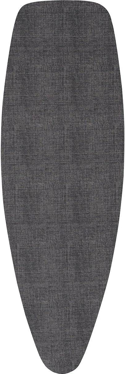 Brabantia Thick Foam & Felt Padding Ironing Board Cover, Size D (53 x 18 in), Denim Black