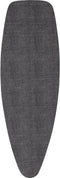 Brabantia Thick Foam & Felt Padding Ironing Board Cover, Size D (53 x 18 in), Denim Black