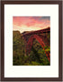 Frametory, 12x16 Picture Frame - Made to Display Pictures 8.5x11 Photo with Ivory Color Mat - Wide Molding - Built in Hanging Features - Wall Mounting Hardware (12x16, Walnut)