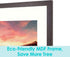 Frametory, 12x16 Picture Frame - Made to Display Pictures 8.5x11 Photo with Ivory Color Mat - Wide Molding - Built in Hanging Features - Wall Mounting Hardware (12x16, Walnut)
