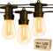 Alitade 50FT S14 LED Outdoor String Lights 18 Shatterproof Plastic Bulbs (2 Spare) for Patio,Backyard,Porch and Commercial Lighting,Warm White Light,Best for Commercial,Festival Decor,Gift