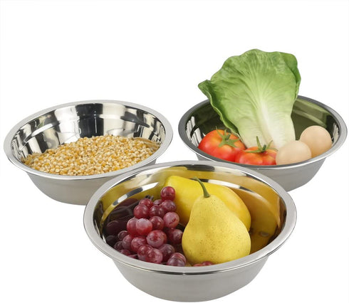 Eagrye Stainless Steel Mixing Bowls/Metal Prep Bowls, Set of 4