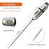 ThermoPro TP-02S?2 Pack? Instant Read Meat Thermometer Digital Cooking Food Thermometer with Super Long Probe for Grill Candy Kitchen BBQ Smoker Oven Oil Milk Yogurt Temperature