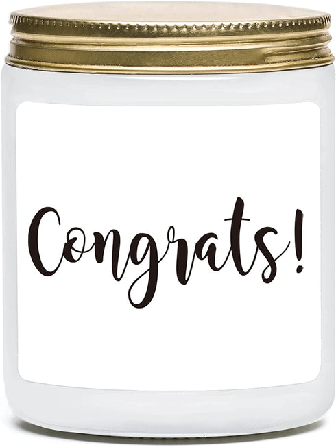 Congratulations Gift for New Job, Congrats on Promotion Gift?Graduation Present for Grads, Friend, Coworker, Scented Soy Candles for Home