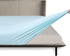 BROLEX King Fitted Sheet,1 Single Fitted Sheet Only,Ultra Soft Stretchy Jersey Knit,Wrinkle Free & Stay in Place,Fit Mattress Deep from 8" Up to 14",Baby Blue