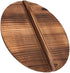 Cabilock Wood Wok Lid Cover Wooden Lid Kitchen Tool for Cooking Cast Iron Wok Pot Cover 31x31x1.6cm