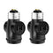 Onite 2pcs E26 Light Bulb Socket to 2 Polarized Outlet Adapter for Retrofitting Garage Porch Light Shop Closet LED String Light, Christmas Lights, Security Cameras, Handy Socket Plugs