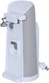 Brentwood J-30W Tall Electric Can Opener with Knife Sharpener & Bottle Opener, White