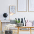 Globe Electric 67339 Novogratz x Globe Robin 16" Desk Lamp, Matte Rose, Matte Gold Arm, Clear Cord, in-Line On/Off Switch, Pink