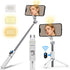 ACEHE Selfie Stick for iPhone Wireless Bluetooth Tripod Selfie Stick with LED Light Detachable Remote 360 Rotation Compatible with iPhone 13/13 Pro/12/11/XR/X/Pro Max/Mini, Android Smartphone -White