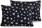 Toddler Pillowcase 2 Pack, 14'' x 20'' Travel Pillow Case Cover for Babies, Kids, Boys and Girls, Soft and Breathable Small Pillow Cases with Envelope Closure, Black Star Print