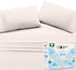 California Design Den - Finest Twin XL Bed Sheets, Soft 100% Cotton Cooling Sheets Deep Pockets Snug Fit Elastic, 500 Thread Count, 3-Pc Set, Best Hotel Quality Bed Sheets (Solid - Light Taupe)