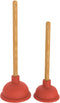Nirox Set of 2 Sink Plungers - Drain Plunger 16" & 10.2" - Toilet Pump Unblocker with Strong Suction Performance - Plumbers Plunger is Easy to Maintain - Plumbing Plunger Made from Strong Rubber