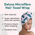 Coco & Eve Hair Towel Wrap. Microfiber Hair Turban for All Hair Types