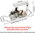 Telescopic Sink Storage Rack,Vahvei Expandable Kitchen Sink Organizer Rack,Kitchen Sink Caddy Rack Organizer,304 Stainless Dish Rack Caddy for Soap and Sponge Holder Kitchen Sink